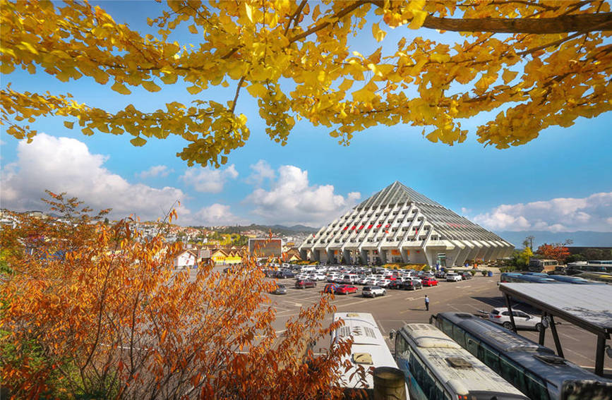 仙女山游客接待中心建筑。武隆景區供圖