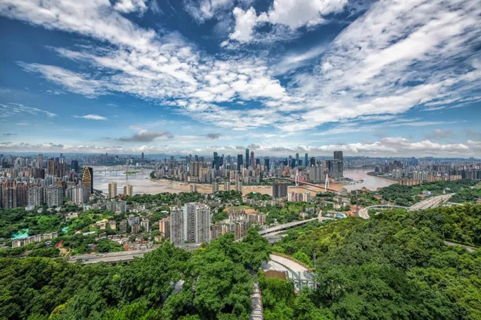 風景如畫的渝中區。 司琪 攝