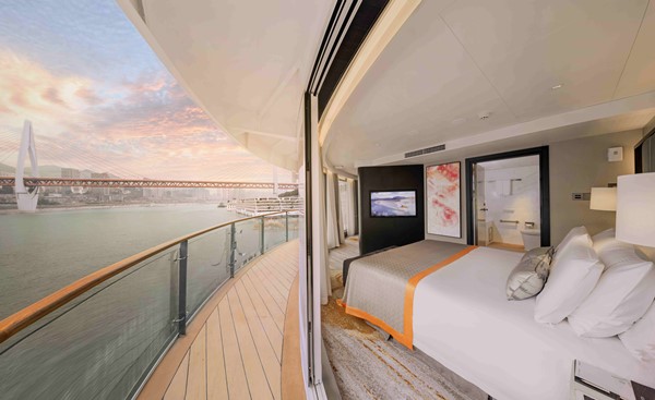 “世紀凱歌”號游輪套房。世紀游輪供圖