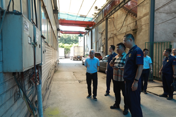 檢查現場。九龍坡區消防救援支隊供圖