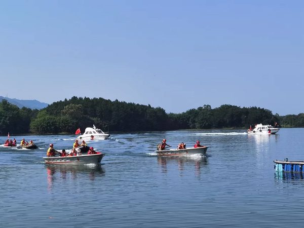 演練現場。大足區委宣傳部供圖