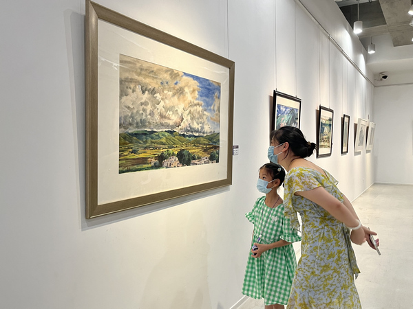 畫展現場。王琦美術博物館供圖