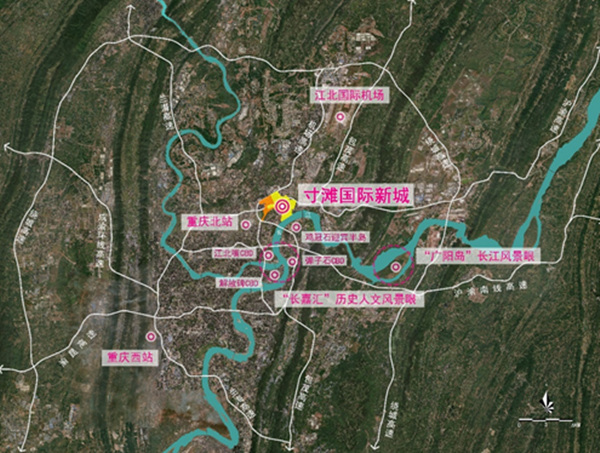 區位圖。高科集團供圖