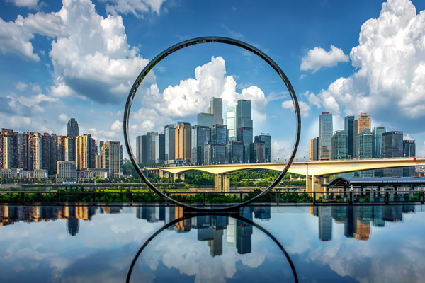 江北嘴中央商務區。江北區委宣傳部供圖