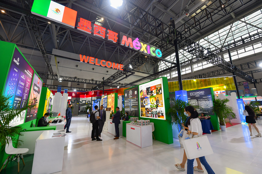 墨西哥展廳。鄒樂攝