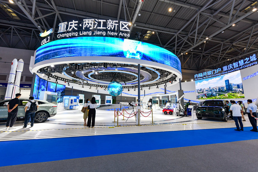 第四屆西洽會現場。鄒樂攝