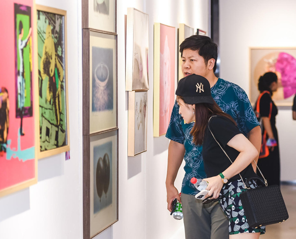 市民參展。金山意庫供圖