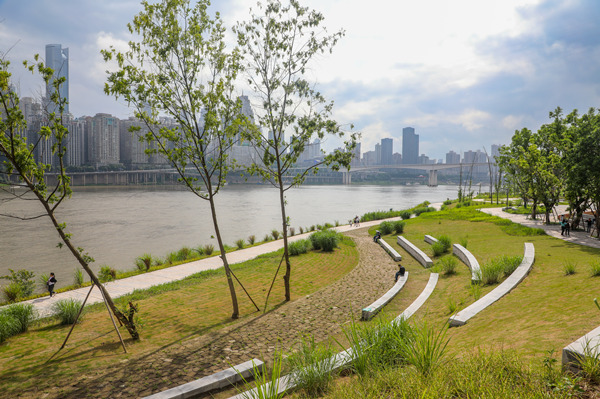 江灘公園。江北區委宣傳部供圖