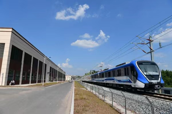 即將通車的市郊鐵路江津—跳磴線。蘇盛攝