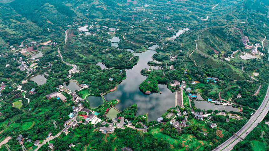產城景人融合發展的廣陽灣智創生態城。廣陽灣智創生態城供圖