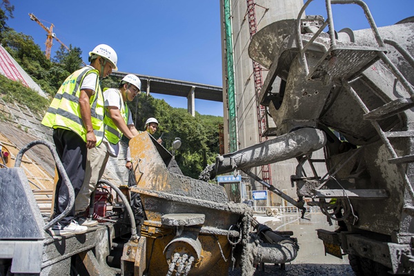 施工現場。中鐵七局