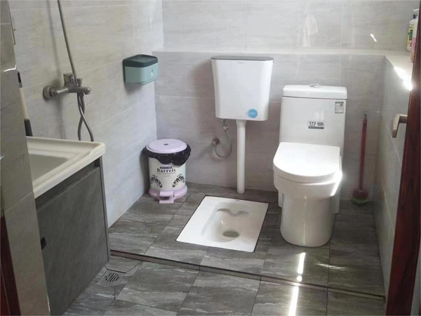 村民家整改后的廁所。巴南區城鄉一體發展中心供圖