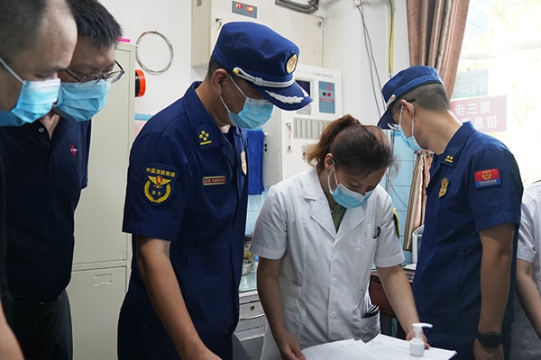 檢查現場。雙橋經開區消防救援大隊供圖