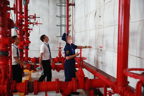 檢查現場。永川區消防救援支隊供圖