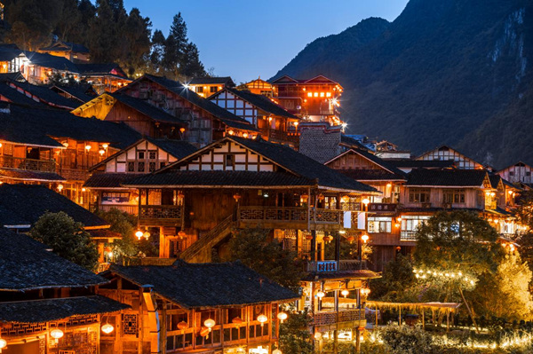 龔灘古鎮。酉陽旅投供圖