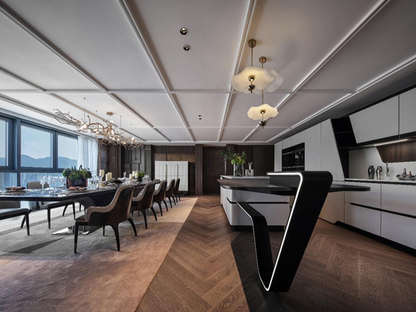 T1空中圈層會客廳私宴廳實景圖。國浩·18T供圖