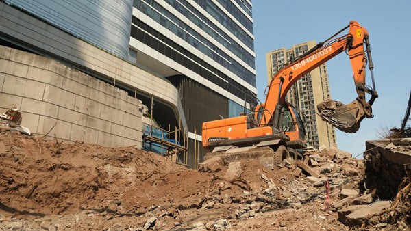 施工現場。九龍城市更新公司供圖