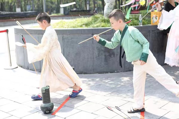 活動現場。共青團江北區委供圖