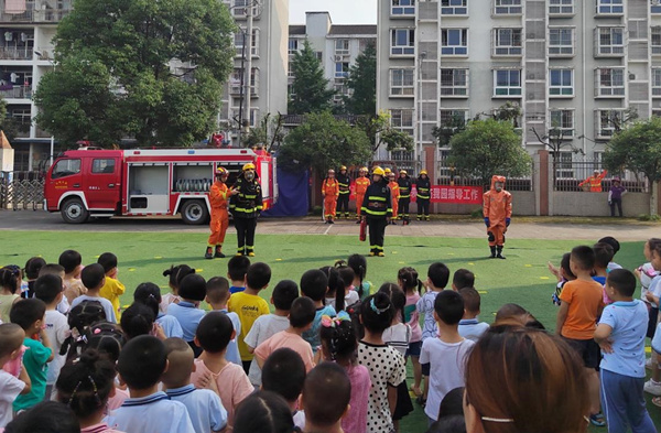 演練現場。伍雪萍攝