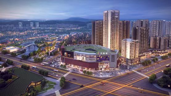 大足大融城購物中心效果圖。大足大融城供圖