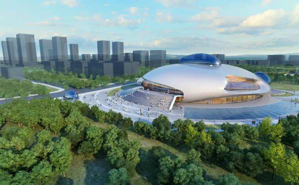 劇院效果圖。梁平區融媒體中心供圖