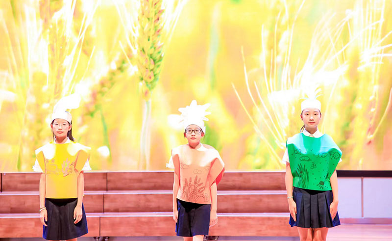 五谷小課堂——識五谷。童心小學供圖