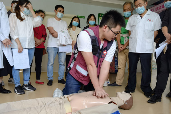 培訓現場。璧山區衛生健康委供圖