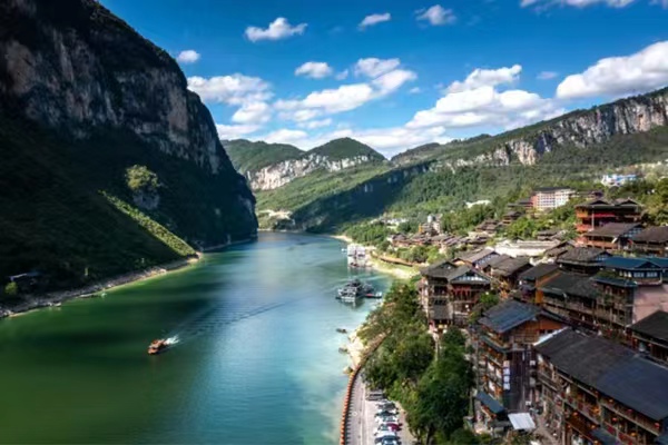 酉陽龔灘古鎮。酉陽旅投供圖