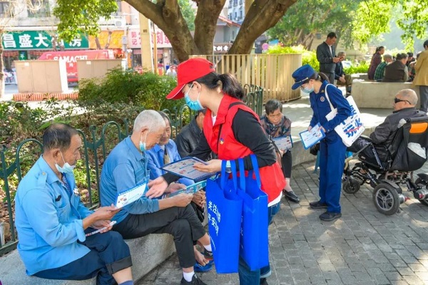 宣傳活動現場。永川區消防救援支隊供圖
