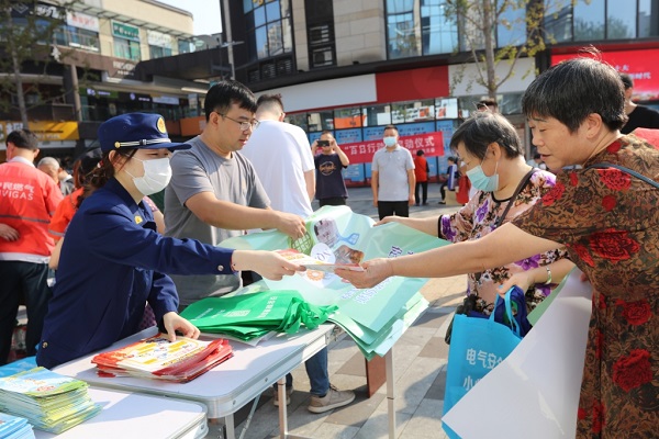 宣傳現場。潼南區消防救援支隊供圖