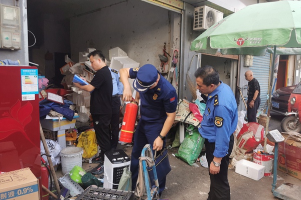 整治現場。奉節縣消防救援大隊供圖