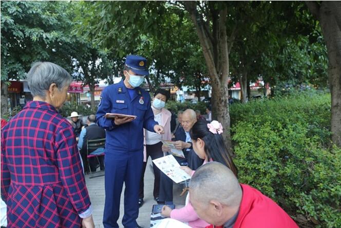 宣傳現場。奉節縣消防救援大隊供圖