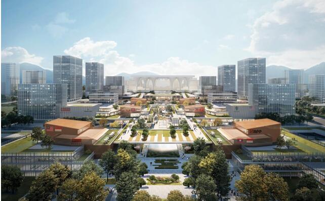 重慶東站核心區效果圖。重慶城市綜合交通樞紐集團供圖