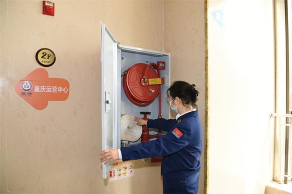 驗收現場。渝中區消防救援支隊供圖