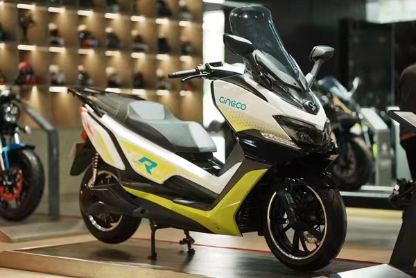 氫能源摩托車E-RT3。宗申集團供圖