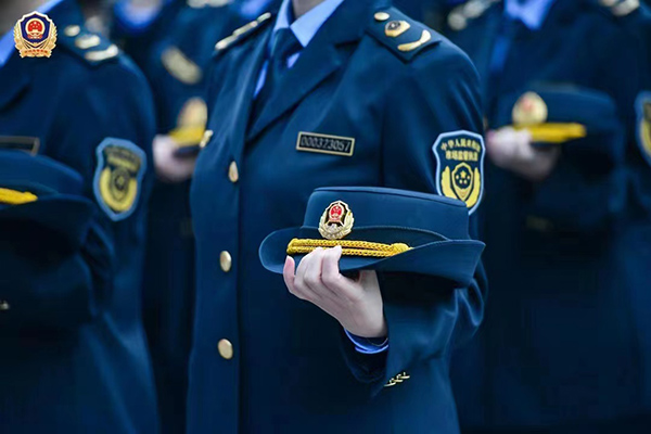 戴帽儀式。重慶市市場監督管理局供圖