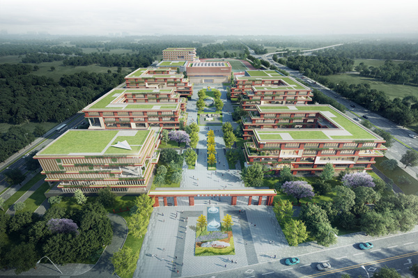 學校效果圖。大渡口區委宣傳部供圖