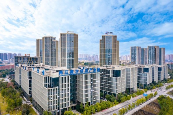 兩江數字經濟產業園。藍天攝