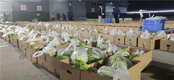 庫存充足的民生物資。京東供圖