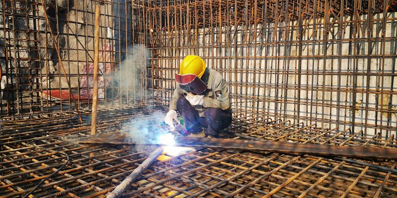 榮昌區黃金坡水廠二期擴建工程施工現場