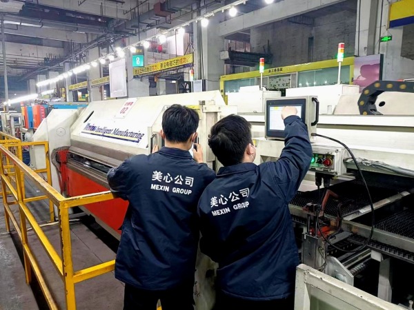 生產車間按下“加速鍵”。美心集團供圖