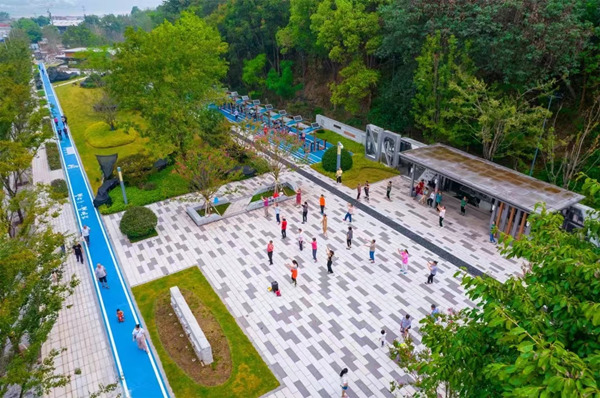 溫家溪生態健身公園。南岸區融媒體中心供圖