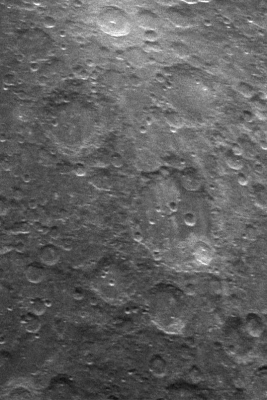 中國復眼拍攝的月球環形山地基雷達平面圖。北理工重慶創新中心供圖