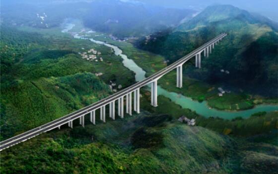 墊豐武高速公路效果圖。重慶市交通局供圖