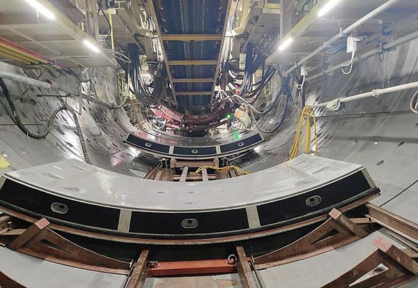 TBM掘進施工。施工方供圖