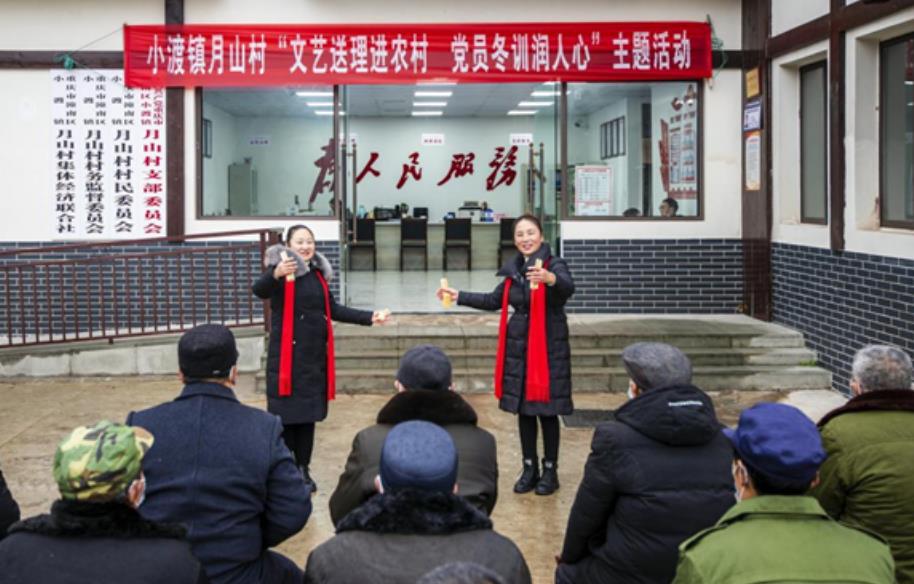 快板表演現場。潼南區委宣傳部供圖