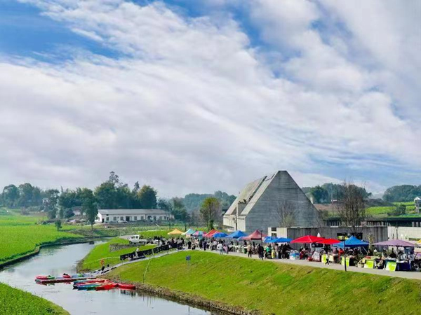 花式美食區。江津區委宣傳部供圖