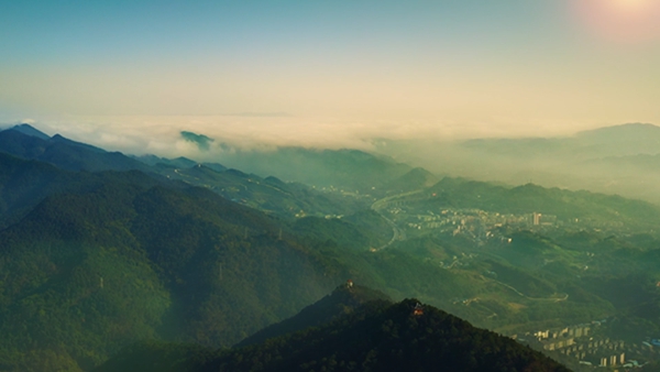 橋口壩森林公園。一品街道供圖