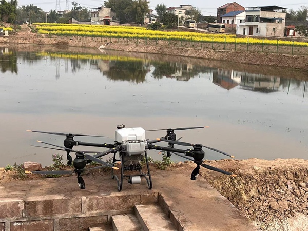 無人機播撒。重慶市農業農村委供圖