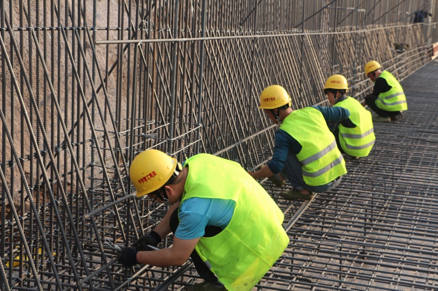 南岸茶園新區城市污水處理擴建項目。中鐵建工集團供圖
